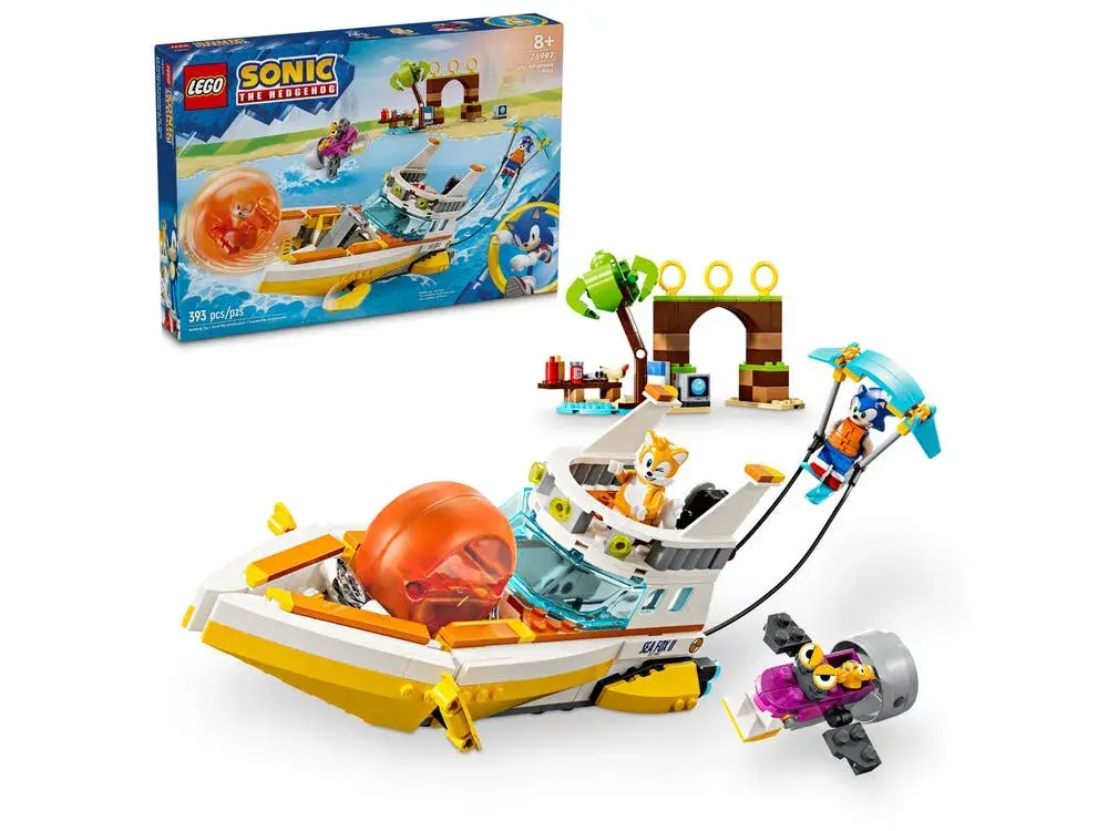 LEGO Sonic the Hedgehog 76997 Tails' Adventure Boat box front