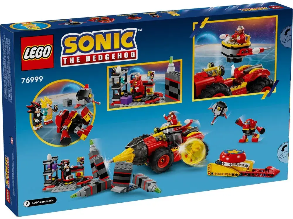 LEGO Sonic the Hedgehog 76999 Super Sonic vs. Egg Drillster box back