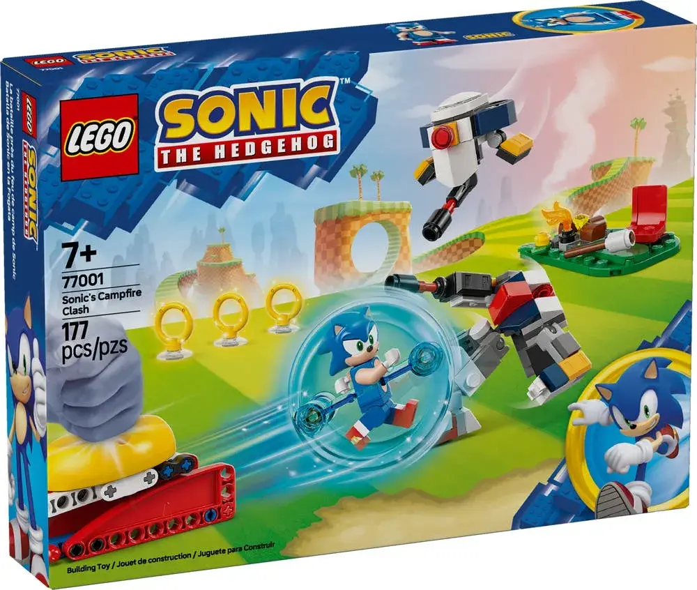 LEGO Sonic the Hedgehog 77001 Sonic's Campfire Clash box front