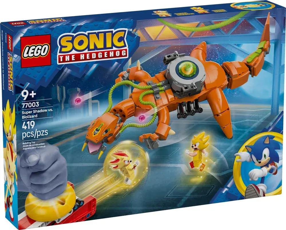 LEGO Sonic the Hedgehog 77003 Super Shadow vs. Biolizard box front