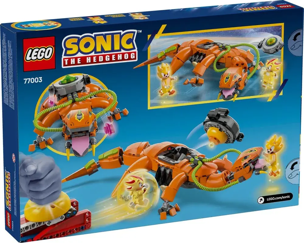LEGO Sonic the Hedgehog 77003 Super Shadow vs. Biolizard box back