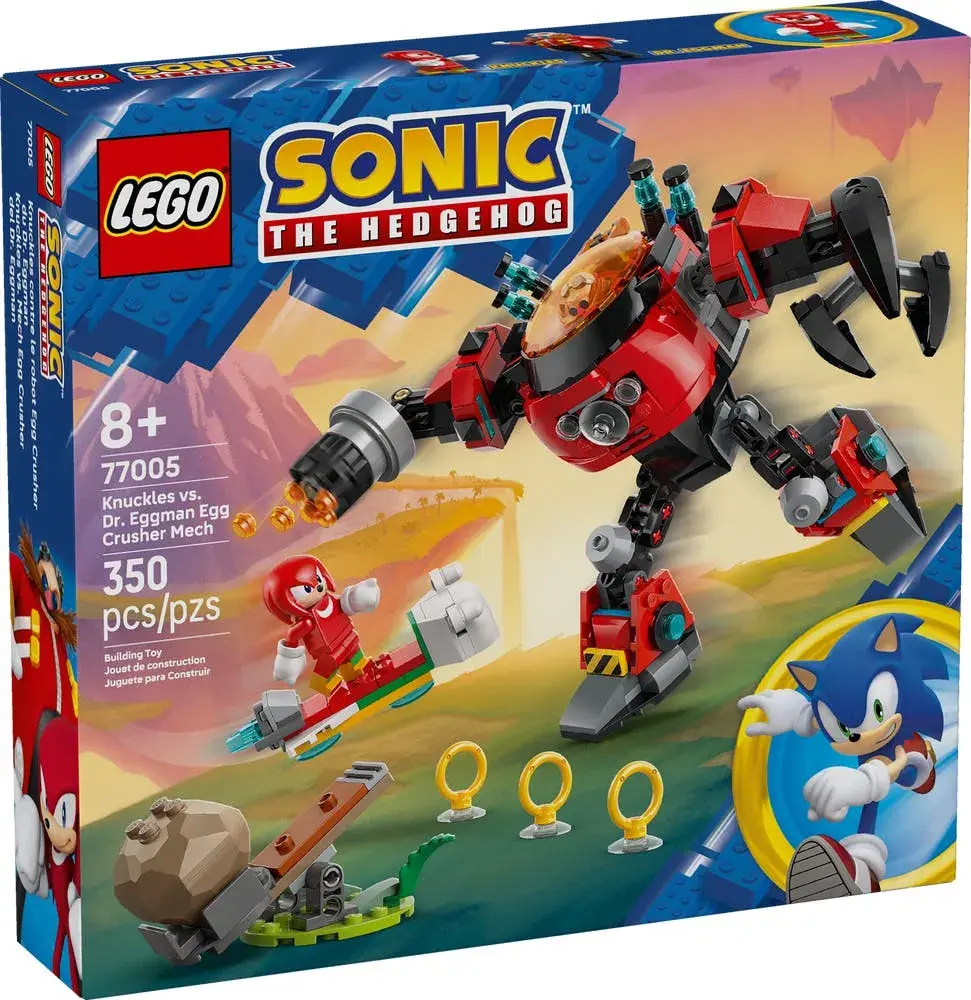 LEGO Sonic the Hedgehog 77005 Knuckles vs. Dr. Eggman Egg Crusher Mech box front