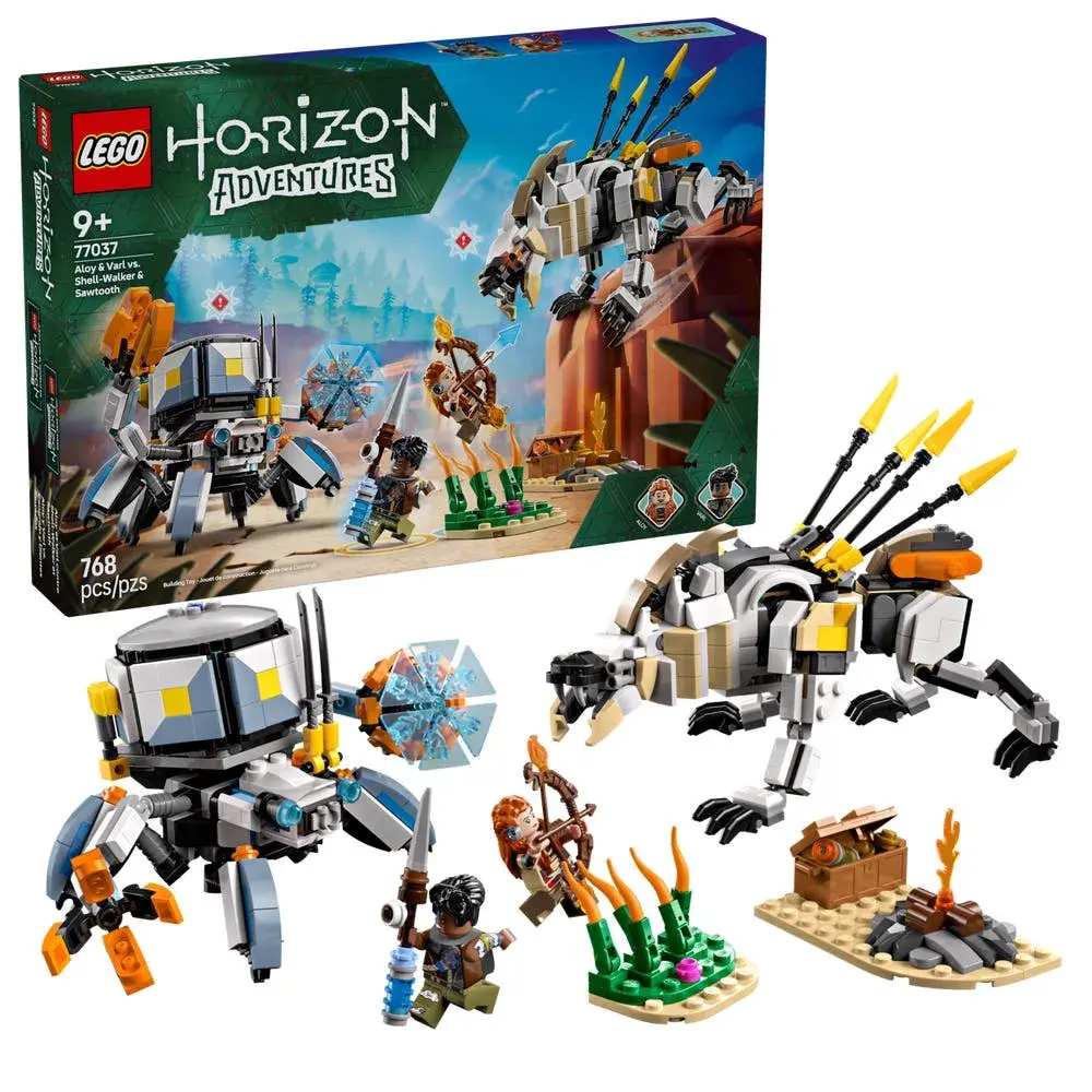 LEGO  77037 Aloy & Varl vs. Shell-Walker & Sawtooth box front