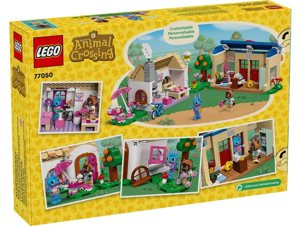 LEGO Animal Crossing 77050 Nook's Cranny & Rosie's House box back