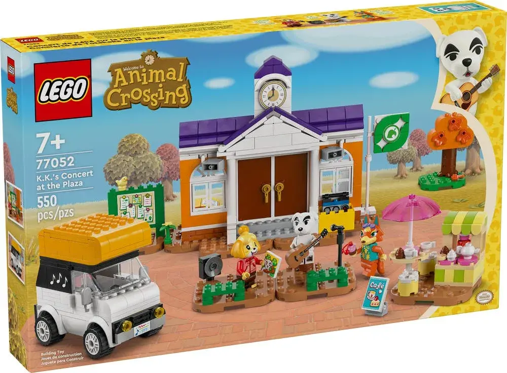 LEGO Animal Crossing 77052 K.K.'s Concert at the Plaza box front