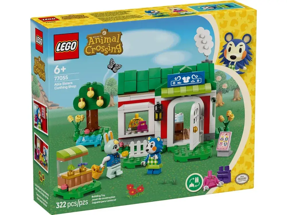 LEGO Animal Crossing 77055 Able Sisters Clothing Shop box front