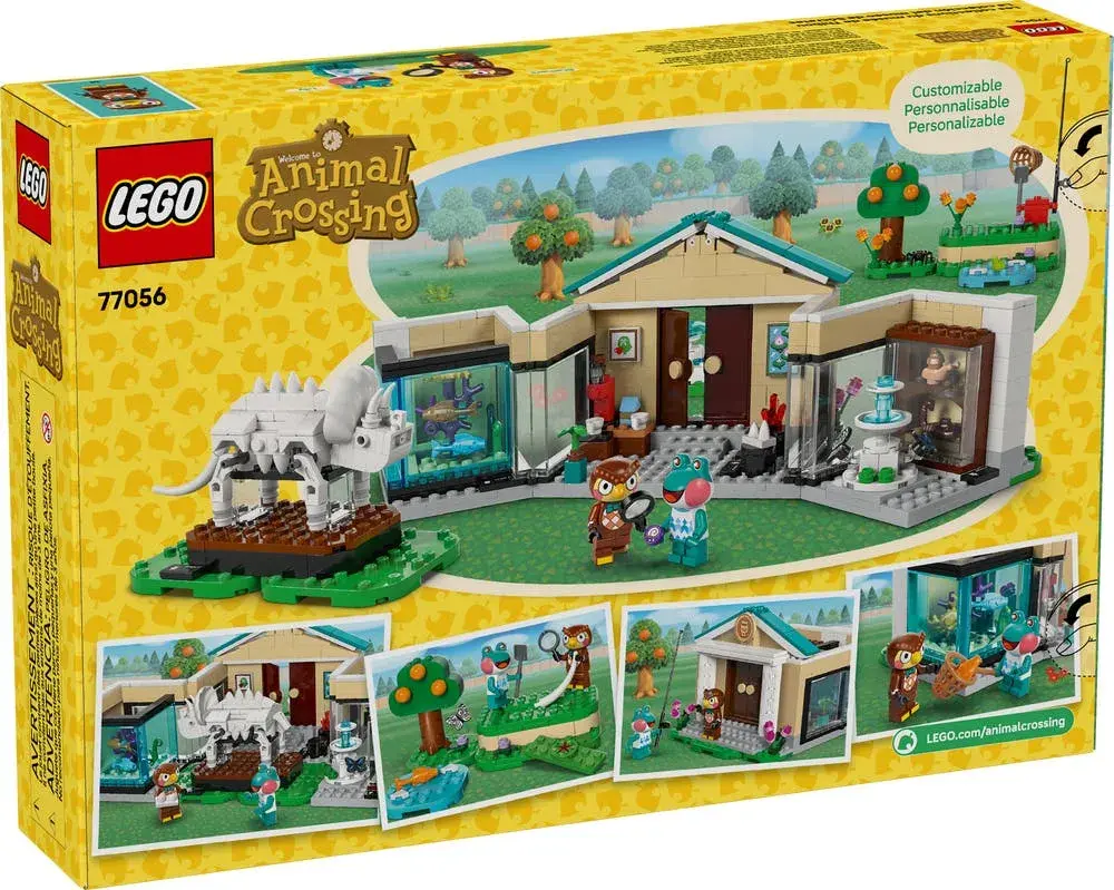 LEGO Animal Crossing 77056 Blathers's Museum Collection box back
