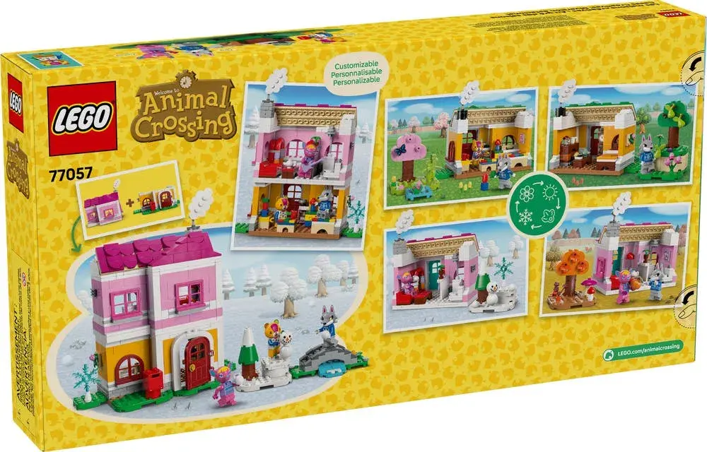 LEGO Animal Crossing 77057 Creative Houses: Seasons of Fun details