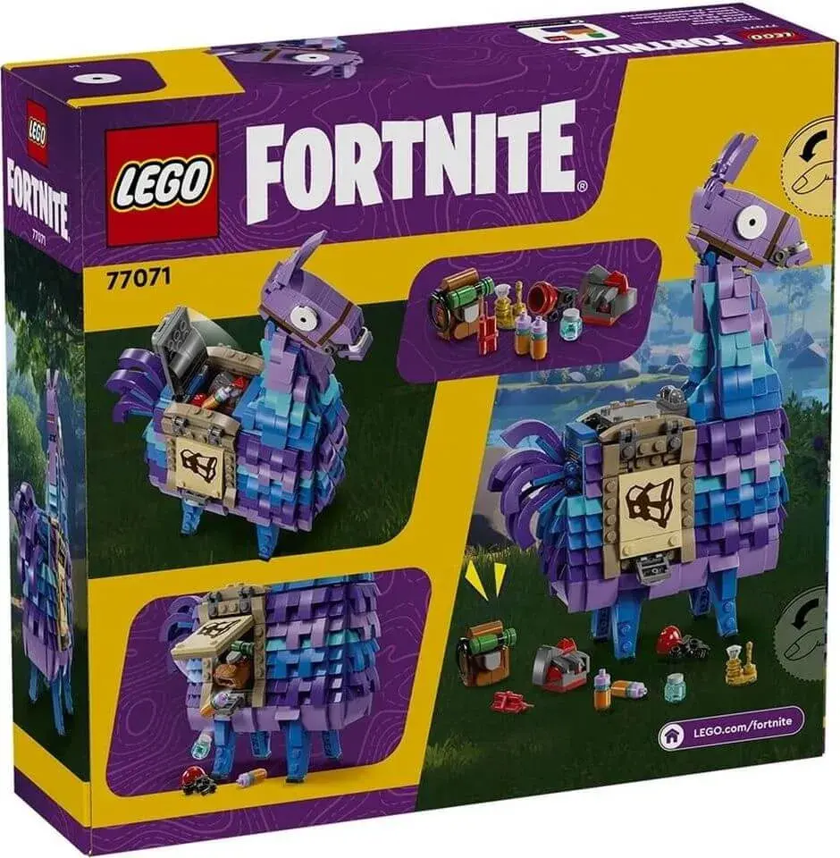 LEGO Fortnite 77071 Supply Llama box back