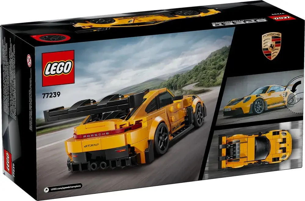 LEGO Speed Champions 77239 Porsche 911 GT3 RS Super Car box back