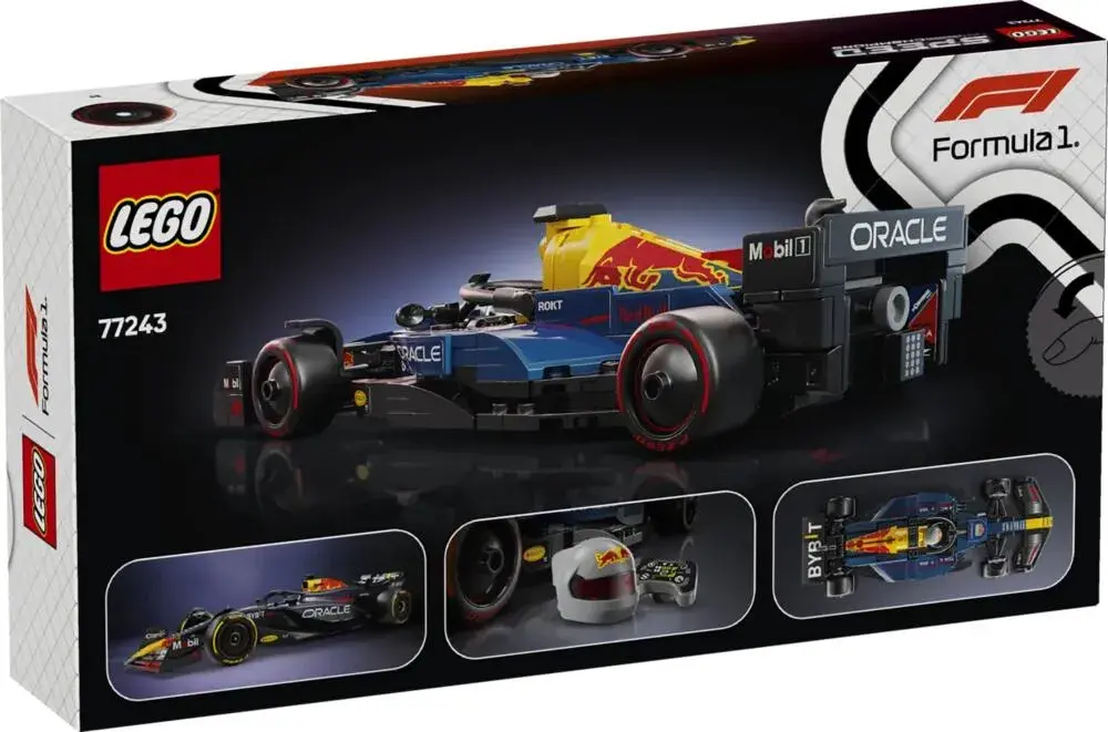 LEGO Speed Champions 77243 Oracle Red Bull Racing RB20 F1 Race Car box back
