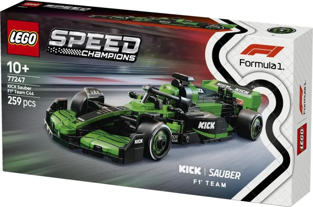 LEGO Speed Champions 77247 KICK Sauber F1 Team C44 Race Car box front