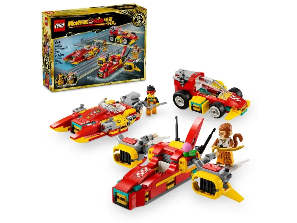 LEGO Monkie Kid 80050 Creative Vehicles box front