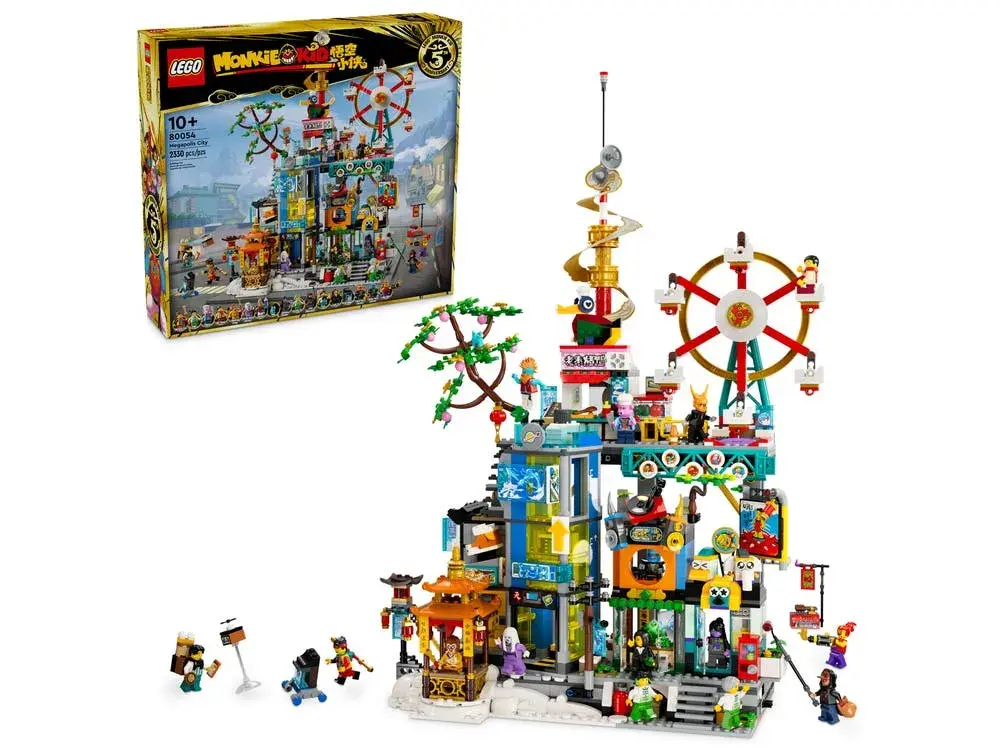 LEGO Monkie Kid 80054 Megapolis City 5th Anniversary box front
