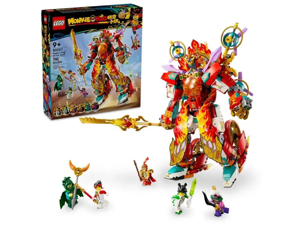 LEGO Monkie Kid 80057 Nezha's Ring of Fire Mech box front
