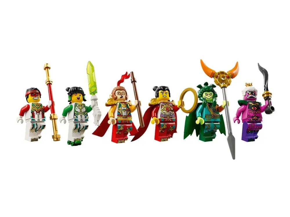 LEGO Monkie Kid 80057 Nezha's Ring of Fire Mech details