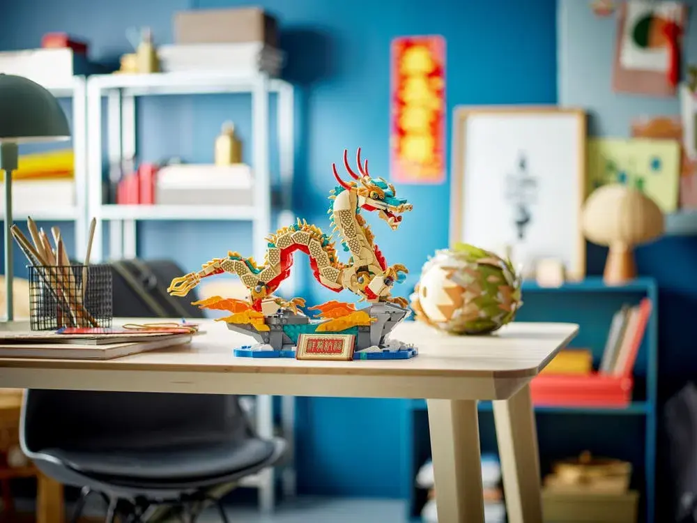 LEGO  80112 Auspicious Dragon box back